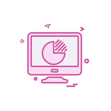 Bilgisayar simgesi tasarım vektörü