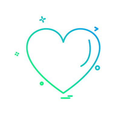 Sevgililer günü simge tasarlamak vektör 