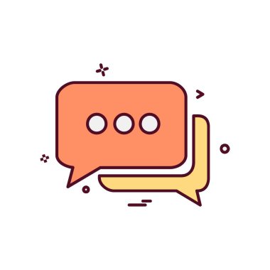 İletileri simge vektör beyaz arka plan üzerinde