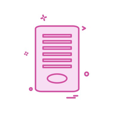 Dosya simgesi tasarım vektörü