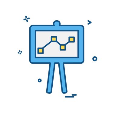 Grafik simgesi tasarım vektörü