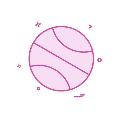 topu simge vektör tasarımı