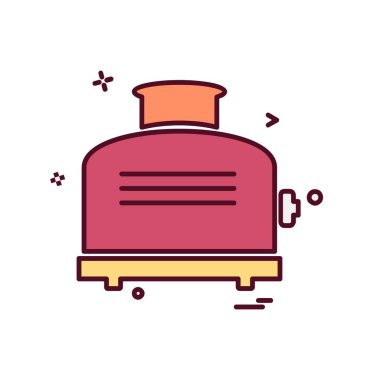 Mutfak simgesi tasarım vektörü