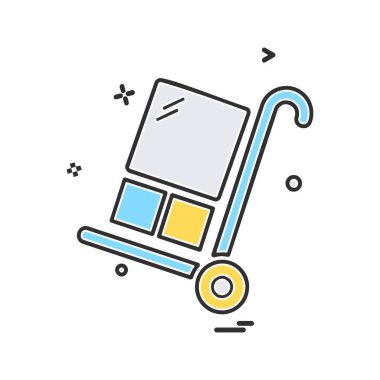 Seyahat simgesi tasarım vektörü 