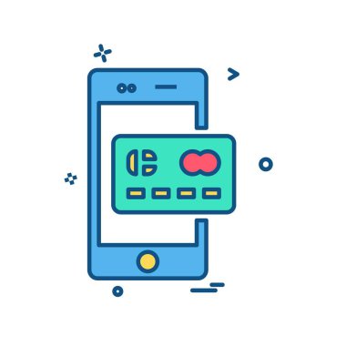 Akıllı telefon simge tasarlamak vektör 