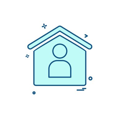 Emlak simge tasarlamak vektör