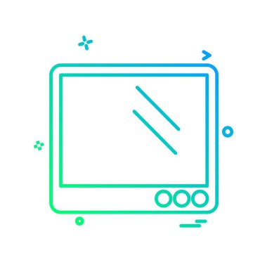 Bilgisayar simgesi tasarım vektörü