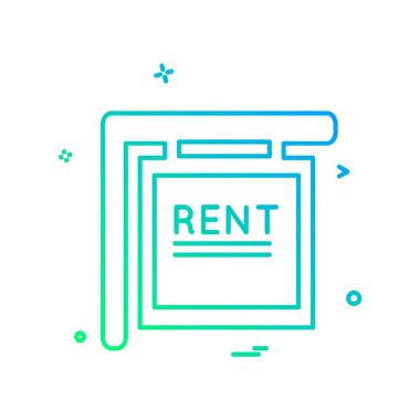 Emlak simgesi tasarım vektörü