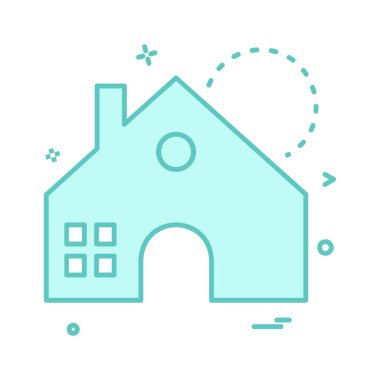 Emlak simge tasarlamak vektör