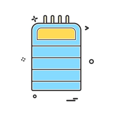 Pano simgesi tasarım, renkli vektör çizim