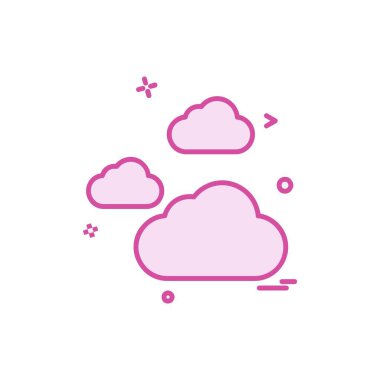 Sadece simge vektör üzerinde beyaz baclground hava