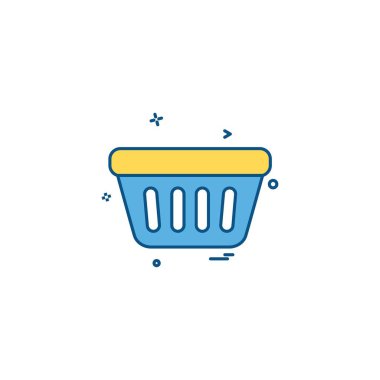 Alışveriş simgesi tasarım vektörü