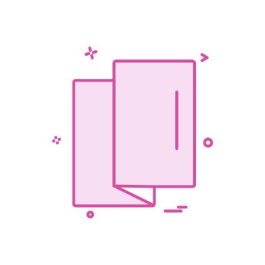 Harita simgesi tasarım vektörü