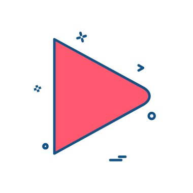 Sağ ok simge tasarlamak vektör