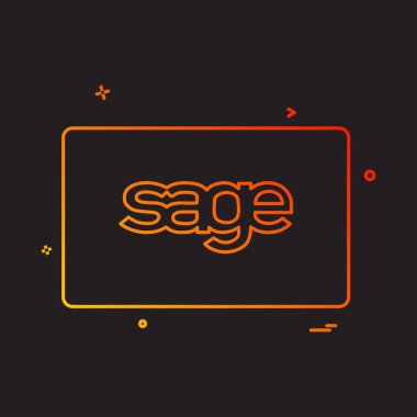 Adaçayı kart tasarlamak vektör 