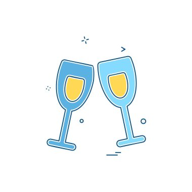 Sevgililer günü simge tasarlamak vektör