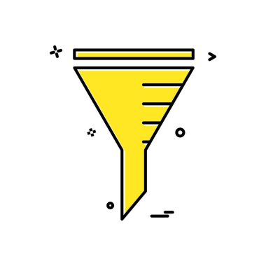 Filtre simge vektör tasarımı