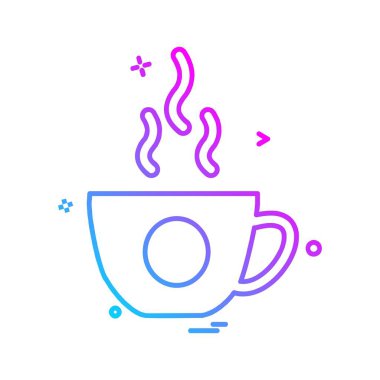 Gıda simgesi tasarım vektörü