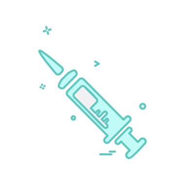 Tıbbi simge tasarım, renkli vektör çizim