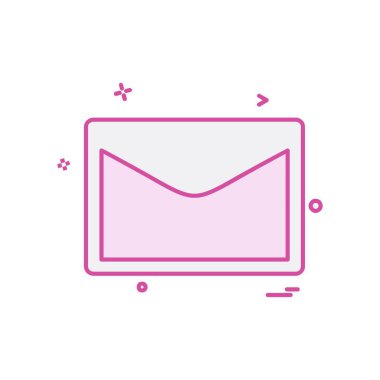 İleti simge tasarlamak vektör