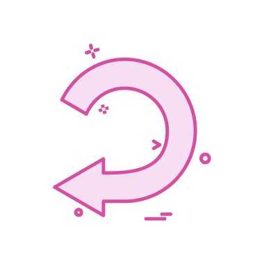 Ok simgesi tasarım vektörü