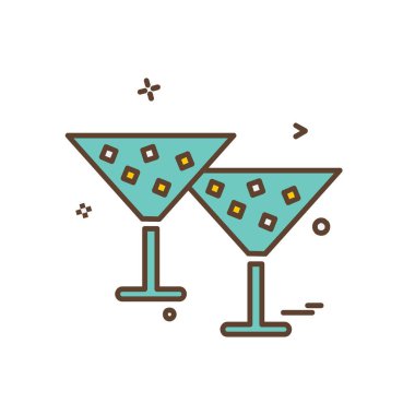 Gıda simgesi tasarım vektörü