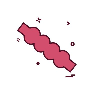 Kriket kalesi ikon tasarım vektörü