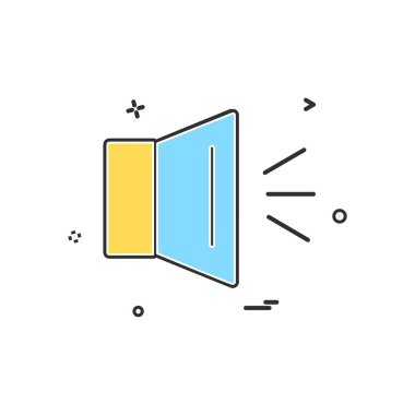 Birim simge tasarlamak vektör