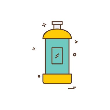 Sprey simge tasarlamak vektör