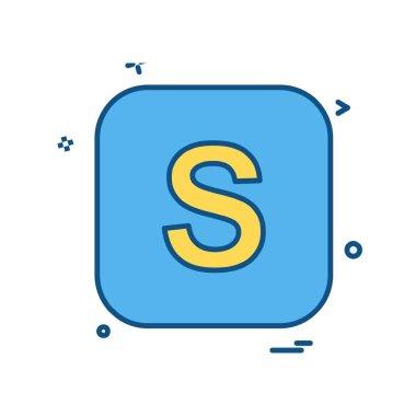 Alfabe simge tasarlamak vektör