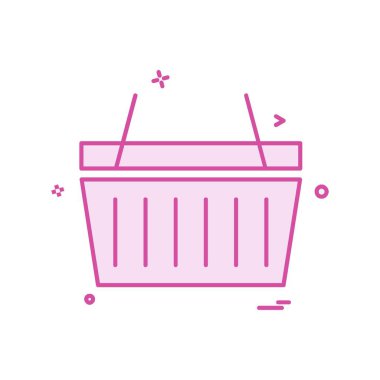 Sepet simge tasarlamak vektör