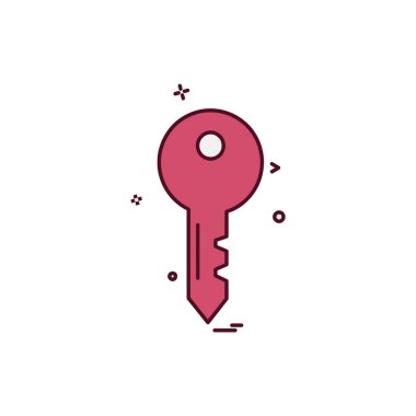 Anahtar simge tasarlamak vektör