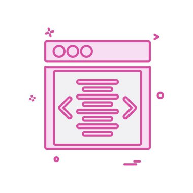 Web düzeni simge tasarım vektörü