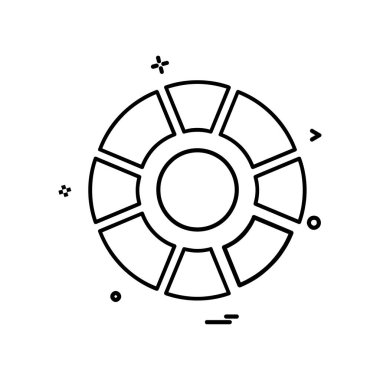 Hedef simge tasarım vektörü