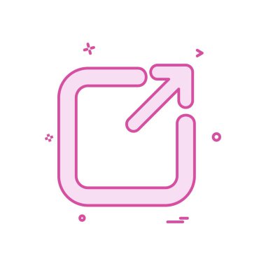 Çıkış simge tasarlamak vektör