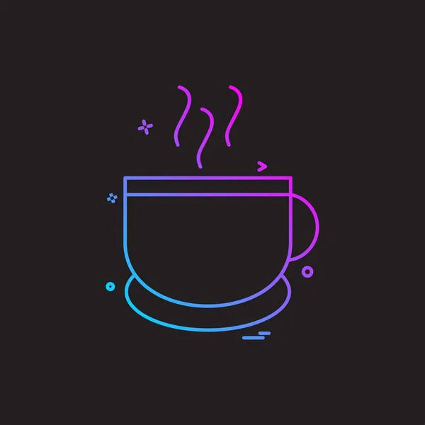 Designvektor Für Cup Symbole — Stockvektor