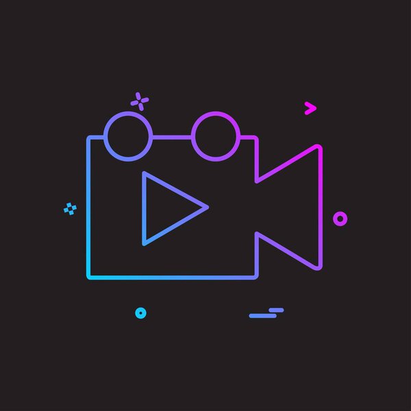 Вектор дизайна иконок камеры