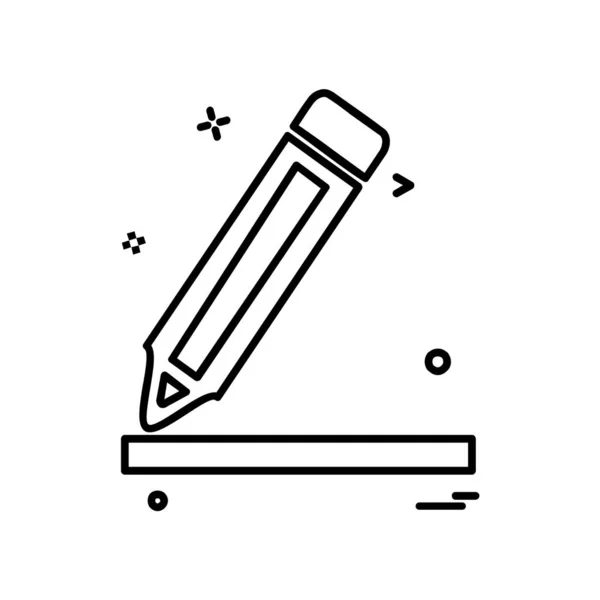 Stift Icon Design Vektor — Stockvektor