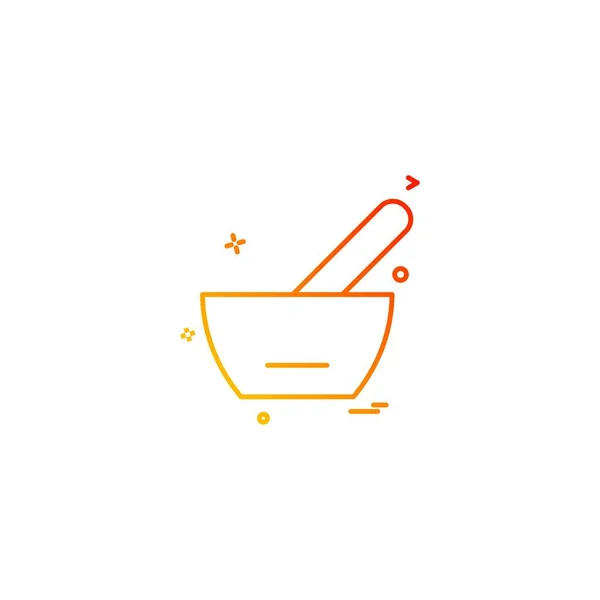 勺碗药 Soupe 图标矢量设计 — 图库矢量图片