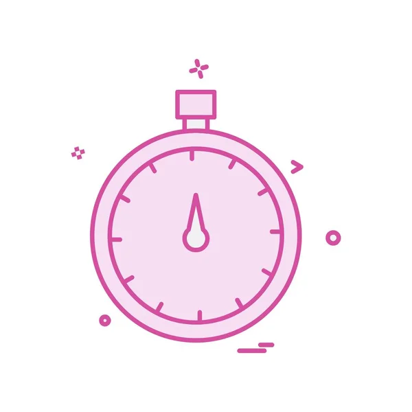 Stopwatch Pictogram Ontwerp Vector — Stockvector