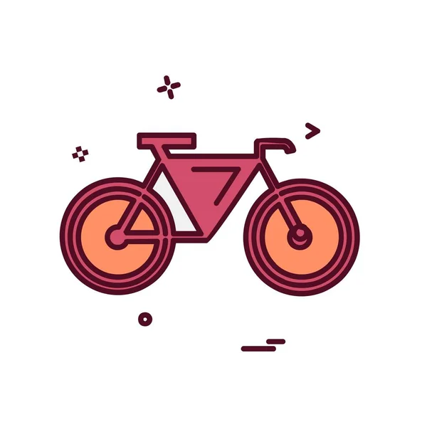 Ciclo Icono Diseño Vector — Vector de stock