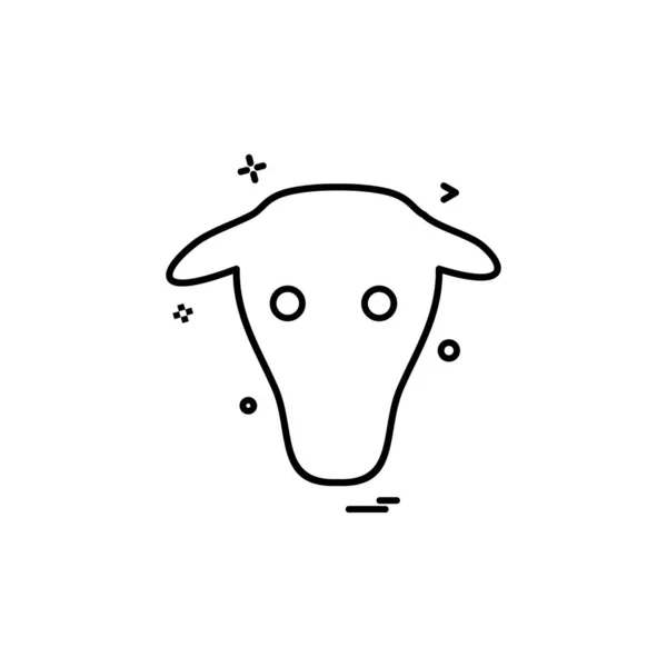 Animales Icono Diseño Vector — Vector de stock