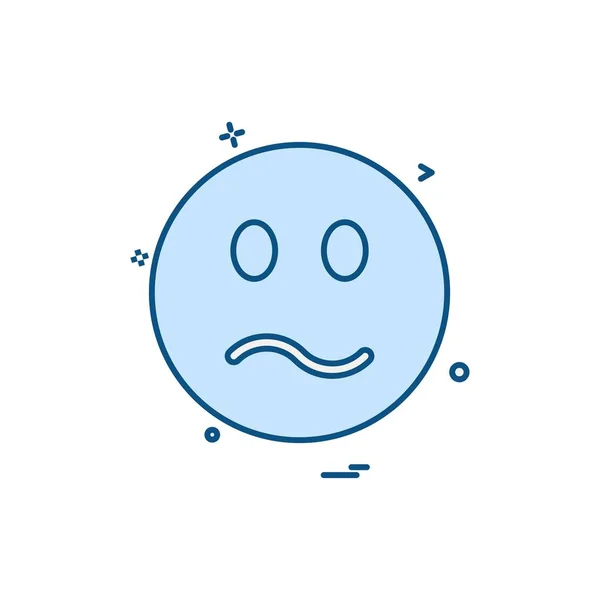 Emoji Icono Diseño Colorido Vector Ilustración — Vector de stock