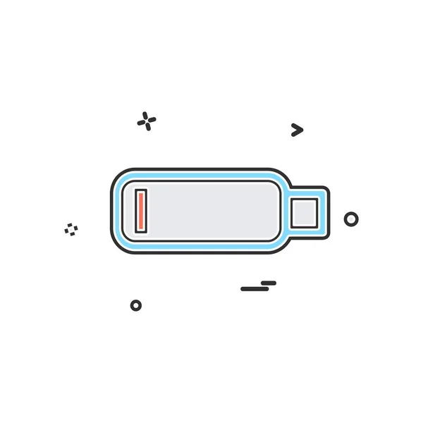 Vecteur Conception Icône Batterie — Image vectorielle