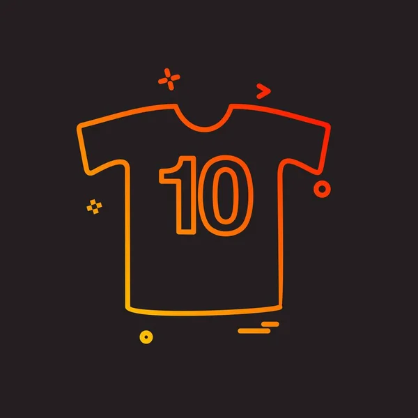 Fútbol Icono Diseño Vector — Vector de stock