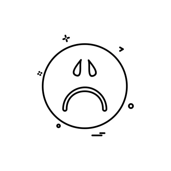 Emoji Icoane Vector Design — Vector de stoc