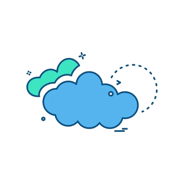 Cloud Icône Design Vecteur — Image vectorielle