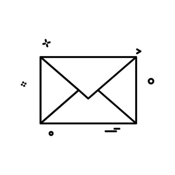 Ηλεκτρονικού Ταχυδρομείου Εικονίδιο Σχεδιασμός Πολύχρωμο Διανυσματικά Εικονογράφηση — Διανυσματικό Αρχείο