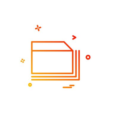 Dosya simgesi tasarım vektörü