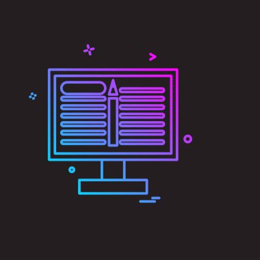 Okul simgesi tasarım vektörü 